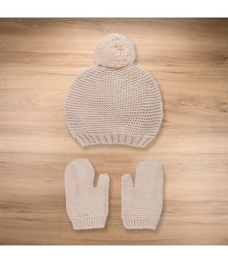 Babidu Babidu - Muts En Wantjes - Beige