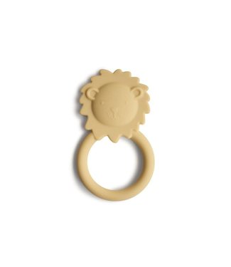 Mushie Mushie - Teether Lion - Soft Yellow