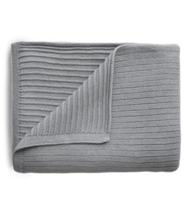 Mushie Mushie - Blanket -  Pointelle Gray Melange