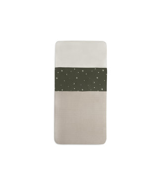 Jollein Jollein - Laken Wieg 75x100cm Stargaze - Leaf Green