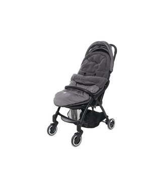 Jollein Jollein - Voetenzak buggy/kinderwagen Puffed Grey
