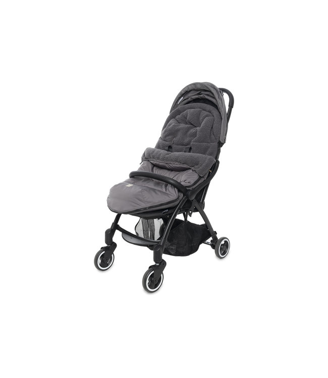 Jollein Jollein - Voetenzak buggy/kinderwagen Puffed Grey