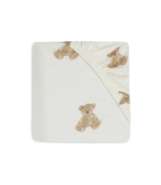 Jollein Jollein - Hoeslaken Jersey 40/50x80/90cm Teddy Bear