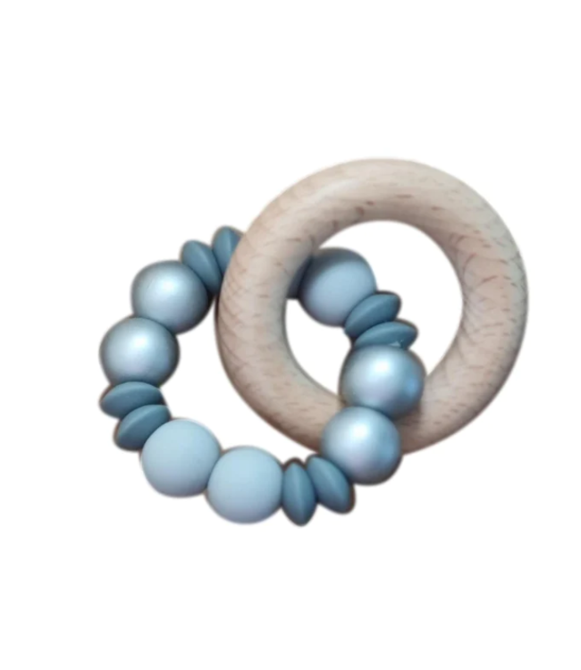 Chewies & More Chewies&More - The Sparkling Collection - Lentil Rattle - Silver