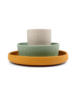 Done by Deer Done by Deer - Silicone Stick&Stay dinner set Lalee Colour Mix