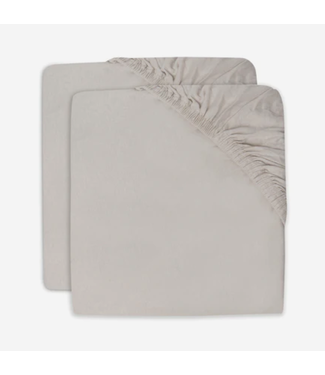 Jollein Jollein - Hoeslaken Jersey 40/50x80/90cm Nougat (2pack)