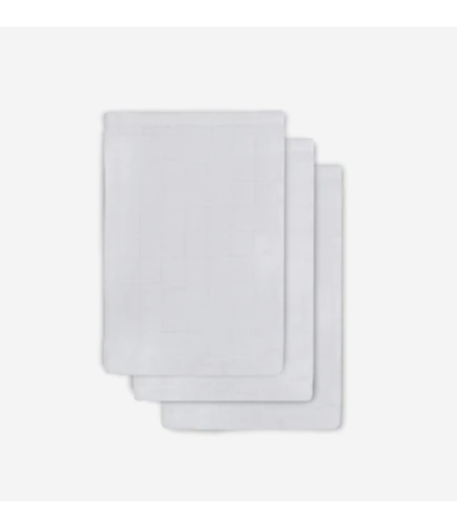 Jollein Jollein - Washandje Hydrofiel Wit (3pack)