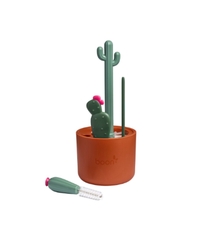 Boon Boon - Flessenborstelset Cacti Bruin