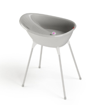 OK Baby OK baby - Bad Bella Lichtgrijs + Standaard