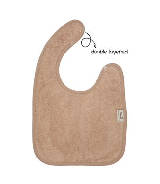 Timboo Timboo - Bib Doubled 26X38Cm - Savannah Sand