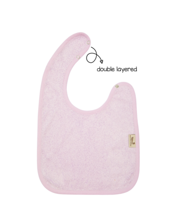 Timboo Timboo - Bib Doubled 26X38Cm - Silky Lilac