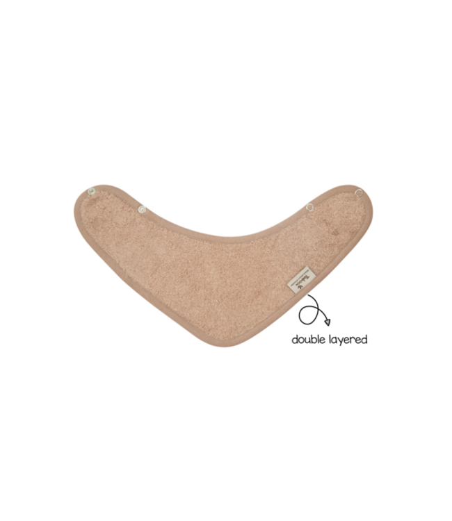 Timboo Timboo - Bandana Bib Doubled 36X20Cm - Savannah Sand