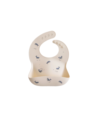 Mushie Mushie - Silicone Bib - Whales