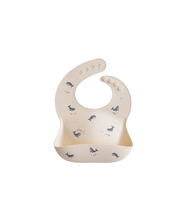Mushie Mushie - Silicone Bib - Whales