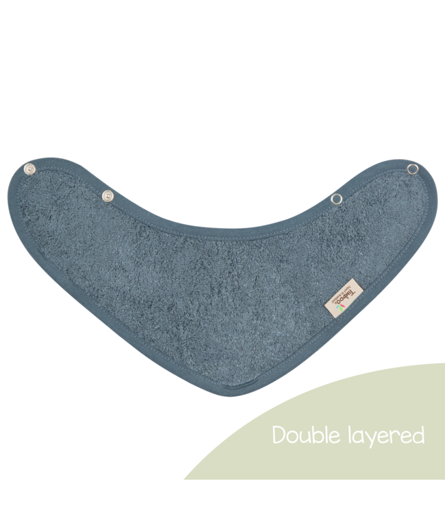 Timboo Timboo - Bandana Bib Doubled 36X20Cm - Marin