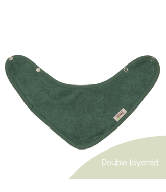 Timboo Timboo - Bandana Bib Doubled 36X20Cm - Aspen Green
