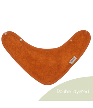 Timboo Timboo - Bandana Bib Doubled 36X20Cm - Inca Rust