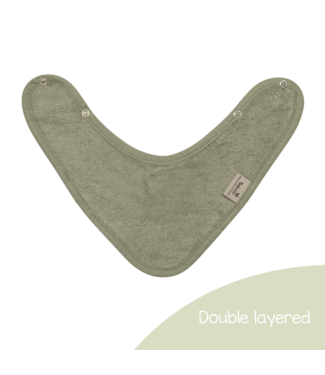 Timboo Timboo - Bandana Bib Doubled 36X20Cm - Whisper Green