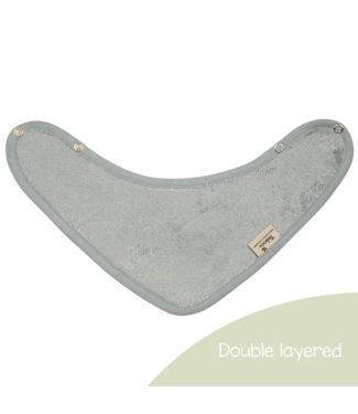 Timboo Timboo - Bandana Bib Doubled 36X20Cm - Moon Blue