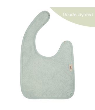 Timboo Timboo - Bib Doubled 26X38Cm 529 - Sea Blue