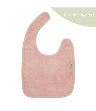 Timboo Timboo - Bib Doubled 26X38Cm - Misty Rose