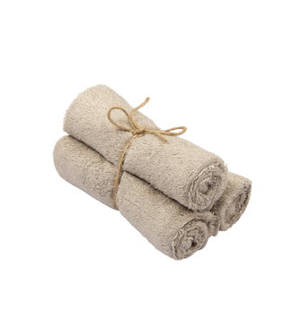 Timboo Timboo - Guest Towel 29.5X50Cm (3 Pcs) - Feather Grey