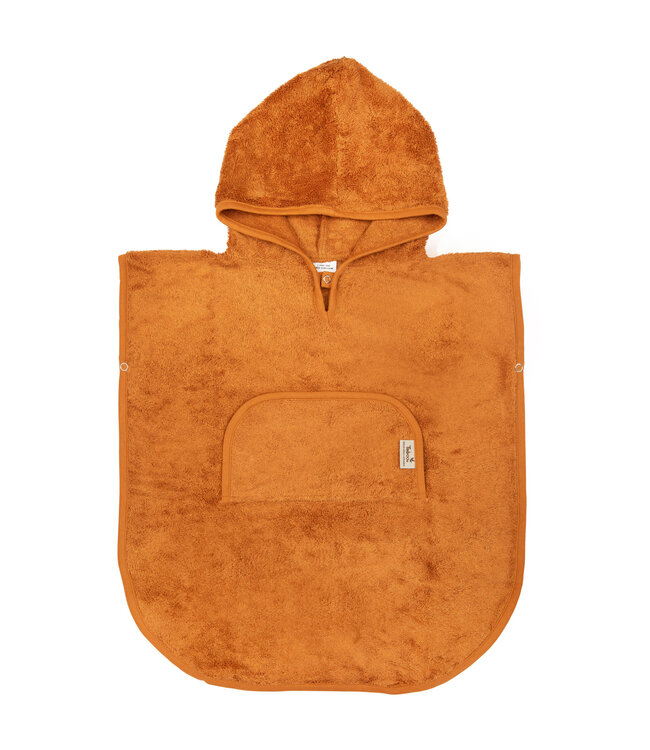 Timboo Timboo - Poncho V-Neck (2-4Y) 535 - Inca Rust