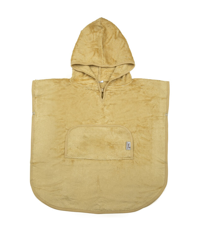 Timboo Timboo - Poncho V-Neck (2-4Y) - Honey Yellow