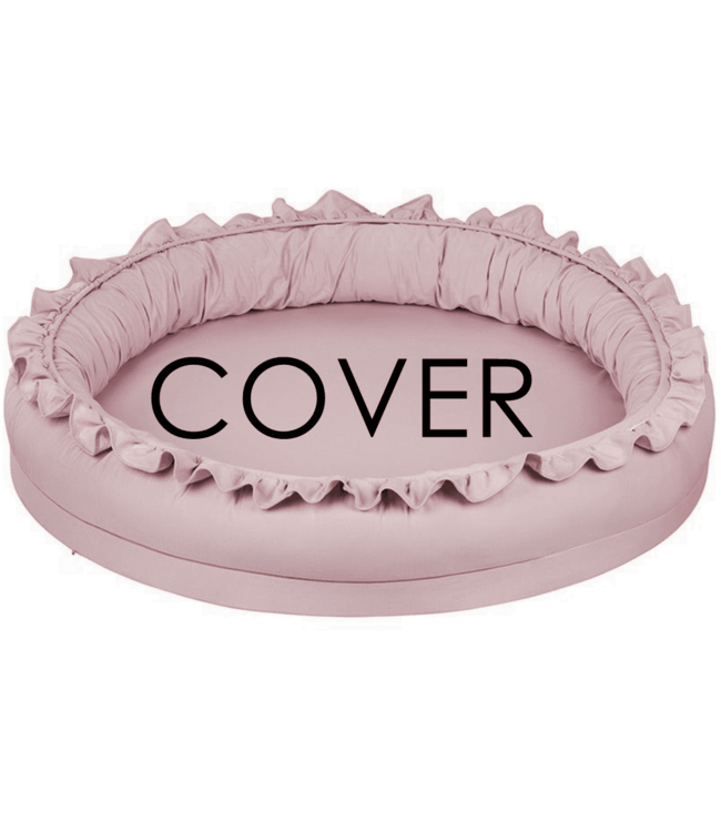 Cotton & Sweets Cotton & Sweet - Junior nest cover bc with ruffles - Blush