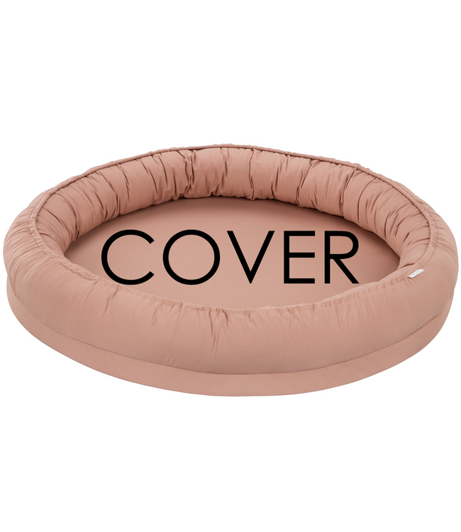 Cotton & Sweets Cotton & Sweets - Cover Small Junior nest with ruffles Dusty peach