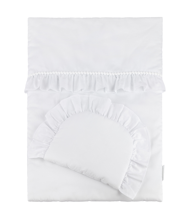 Cotton & Sweets Cotton & Sweets - Newborn bedding with filling Boho White