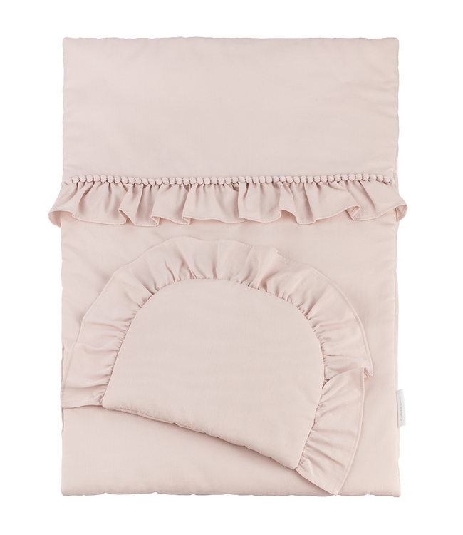 Cotton & Sweets Cotton & Sweets - Newborn bedding with filling Boho Powder pink