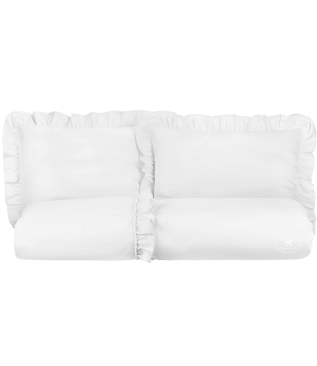 Cotton & Sweets Cotton & Sweets - Adult bed linen withut filling Boho (2 pillow cases included) White