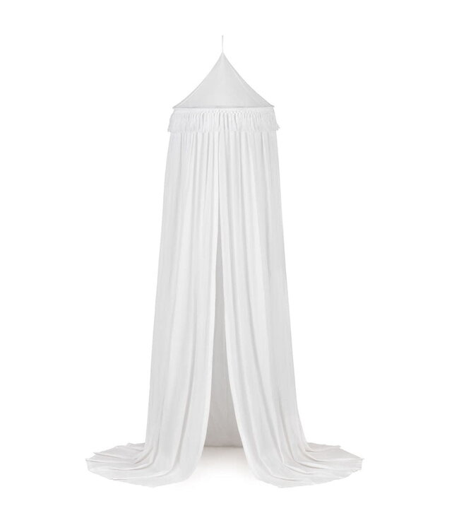 Cotton & Sweets Cotton & Sweets - Boho Canopy Fringe - White