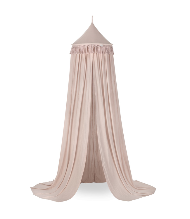 Cotton & Sweets Cotton & Sweets - Boho Canopy Fringe - Powder pink