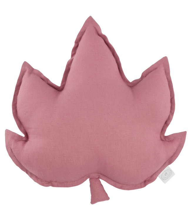 Cotton & Sweets Cotton & Sweets - Maple leaf pillow - Blush