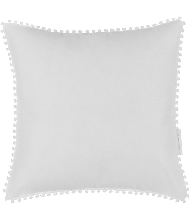 Cotton & Sweets Cotton & Sweets - Soft pillow with lace - White
