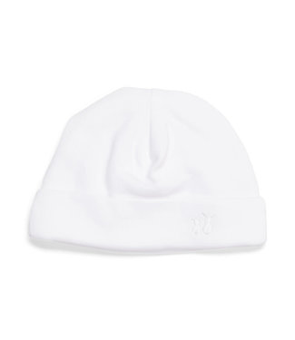 Poetree Kids Poetree Kids - Baby Mutsje Wit velours
