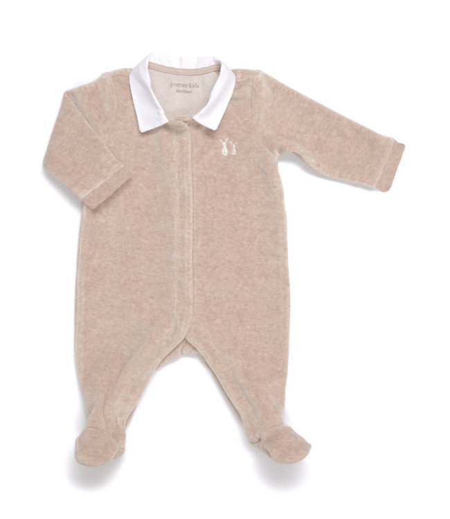 Poetree Kids Poetree Kids - Babypakje Velours Boy Camel