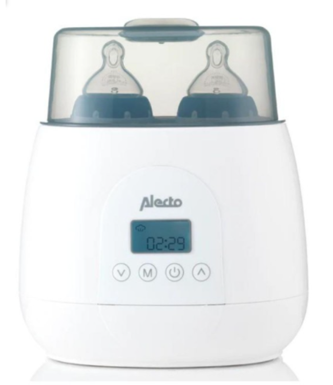 Alecto Alecto - Fast digital duo bottle warmer for heating, sterilising, and defrosting