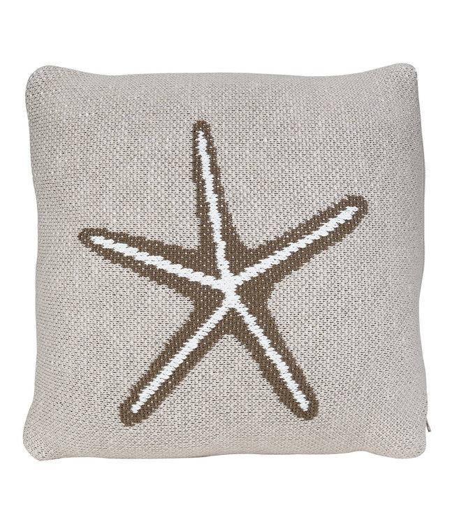 Quax Quax - Tricot - Kussen - 30*30 Cm - Starfish