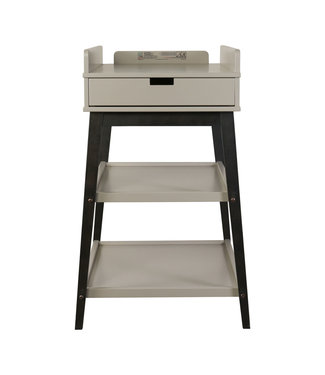 Quax Quax - Luiertafel Hip + Lade - Stone/Eboni