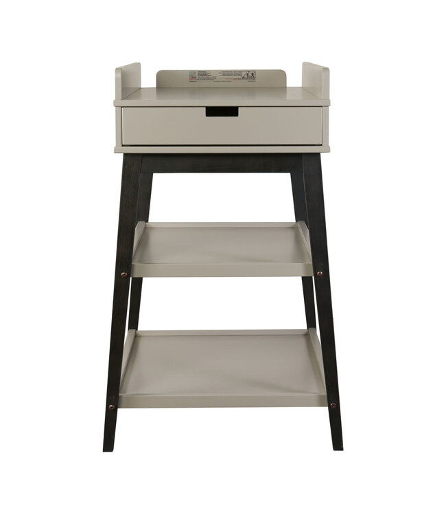 Quax Quax - Luiertafel Hip + Lade - Stone/Eboni