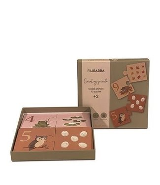 Filibabba Filibabba - Counting puzzle - Nordic animals