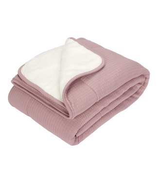 Little Dutch Ledikantdeken Pure Mauve