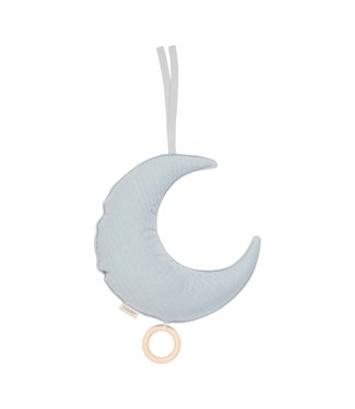 Little Dutch Maan muziekdoosje Pure Soft Blue