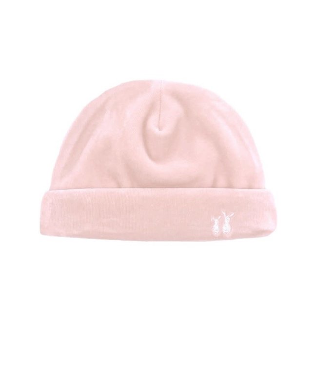 Poetree Kids Poetree Kids - Baby Mutsje Blush Pink velours