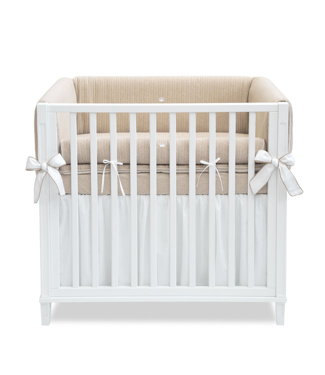 First First - Bumper For Cot Rafael Essentials Beige