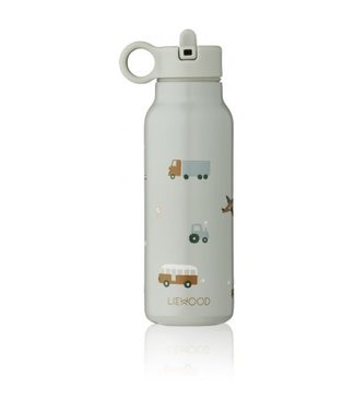 Liewood Liewood - Neo water bottle 9873 Vehicles/dove blue mix
