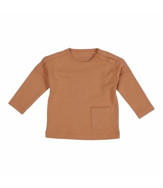 Little Dutch Little Dutch - Shirt lange mouw met zakje Almond